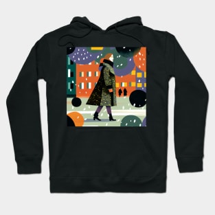 Snowy Strides Hoodie